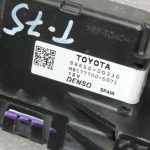 Oriģinālais 2012-2014 Toyota Yaris P13 gaisa kondicionēšanas un apsildes vadības bloks