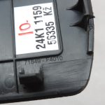Oriģināls Toyota Yaris P21 priekšējais kreisais sēdekļa pārsegs vāciņš 71849F4010C2