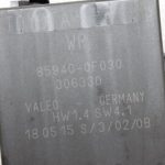 Toyota Avensis T27 priekšējā stikla tīrītāja releja vadības bloks 85940-0F030, 859400F030