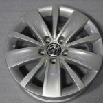 1x oriģināls VW Sharan 7N alumīnija disks, 16 collas, ET33, 7N0601025A, ar pulverkrāsas pārklājumu