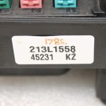 Opel Zafira B drošinātāju kārba ar drošības kodu RESET 13206754 93184656
