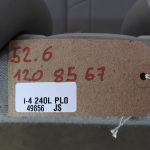 3 rindu elektriski darbināmi aizmugurējie ādas sēdekļi Chrysler Grand Voyager 5 RT